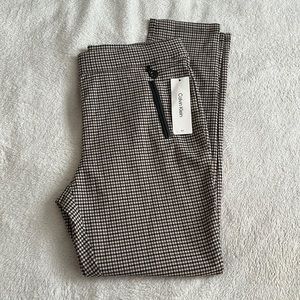 NWT Calvin Klein Gingham Print Trousers
